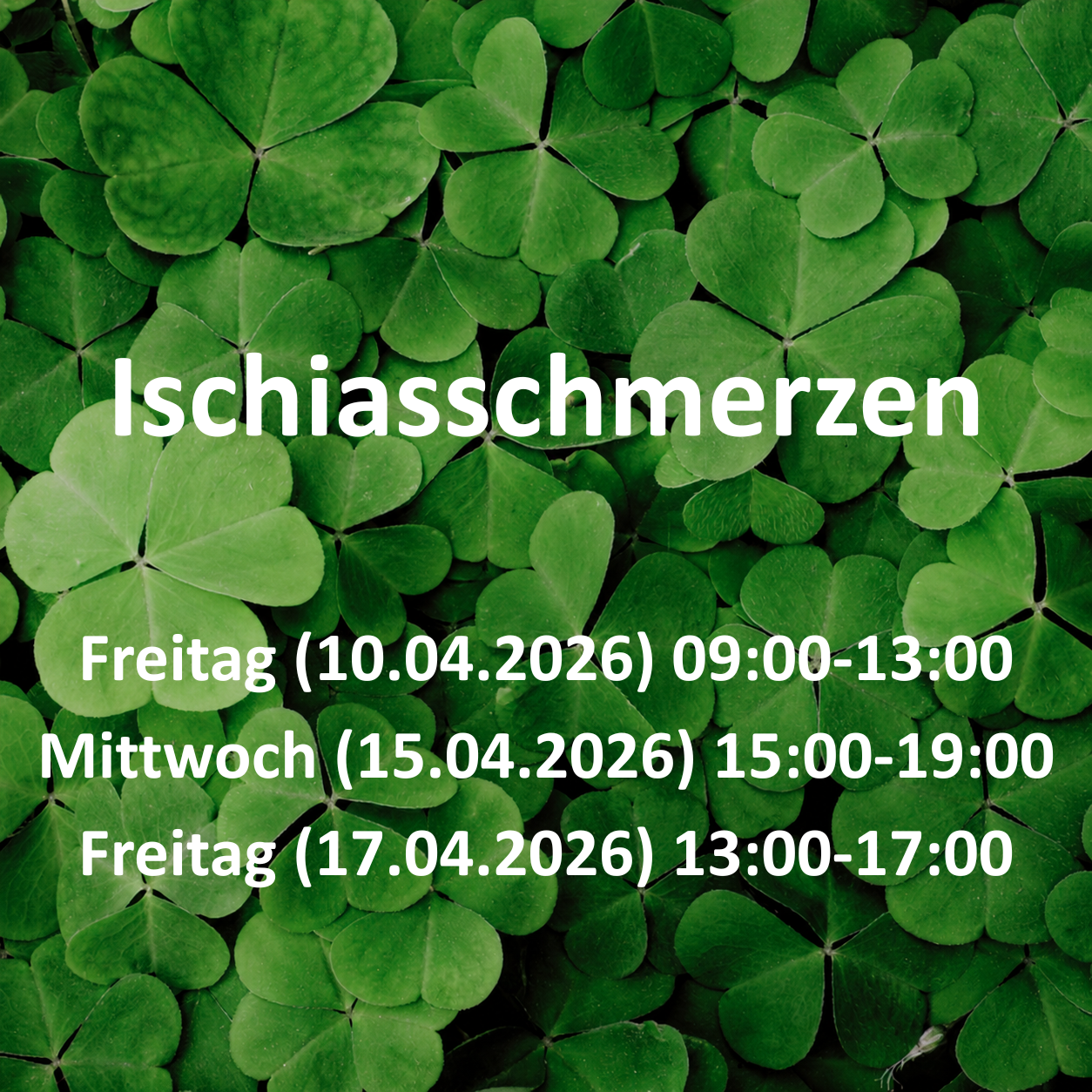 Ischiasschmerzen